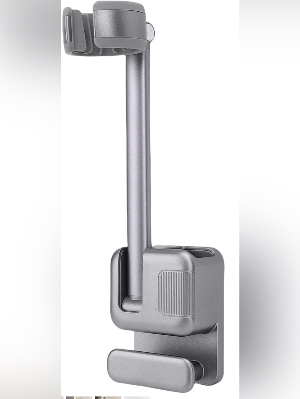 Gray Wall-Mounted Bathroom Accessory Hook - Brand: